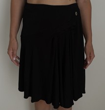 Vintage John Galliano Black Logo Skirt Size 26/40