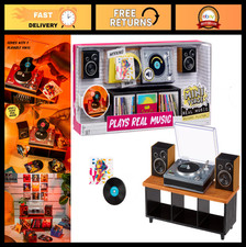 Mini Playable Record Player - MGA's Miniverse Music Collectibles, Gift for Colle
