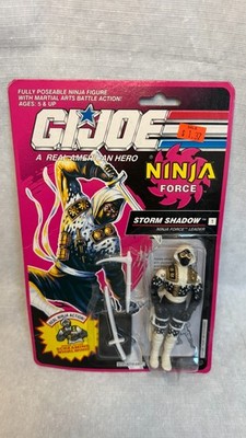Vintage GI Joe Ninja Force Storm Shadow v1 1991 Hasbro MOC Sealed