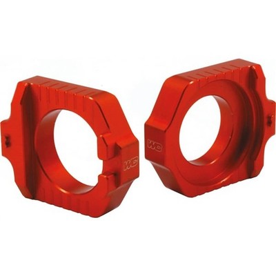 Works Connection - 17-263 - Elite Axle Blocks Kit, Orange