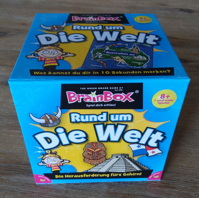Brainbox-Rund Um die Welt Lernspiele Spielzeug Spiele für Kinder ab 8 Jahre