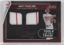 2022 Panini Absolute Tools of the Trade 2 Swatch /199 Matt Vierling #TTT2-MV 3c6