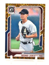 Seong-Jun Kim Rated Prospect Optic Orange Velocity #152-2026 Panini Donrus-Texas