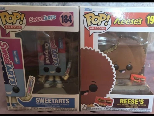 Funko Pop! Vinyl Ad Icons – Sweetarts Box #184 & Reese's Cup #199 Figures