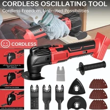 For Milwaukee For M18  Capacity Battery Cordless Oscillating Tool (Tool Only）
