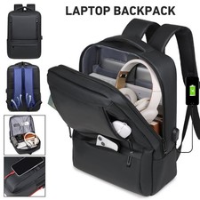 Business Travel Laptop Bag Backpack Large Capacity USB Port School Laptop Bag