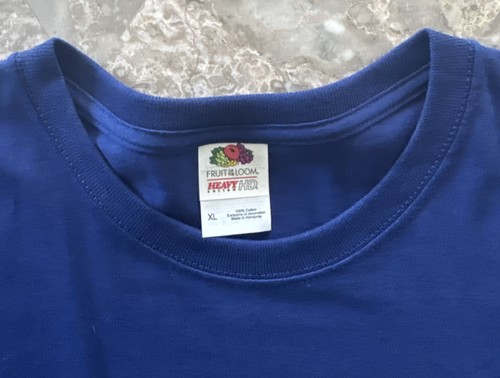 The Grateful Dead TShirt-XL-Steal Your Face Sewn On Patch-Fruit Of The Loom-Blue - Picture 5 of 11
