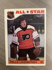  1985-86 Topps Sticker Inserts #6 Pelle Lindbergh Flyers