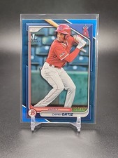 Capri Ortiz 2024 Bowman Prospects #BP-73 Blue Border /150 (RC) Angels
