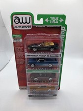 Auto World Deluxe 1:64 Diecast 4-Pack Pontiac Chevrolet Ford Mercury
