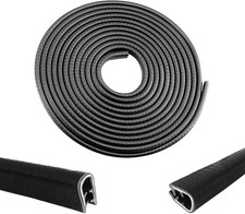 16.5Ft Car Door Edge Guards - Black Universal Fit Door Edge Protector, 16.5FT