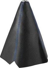 Car Shift Boot Cover, Leather Gear Shift Knob Dust Cover, Man Color: Blue Line