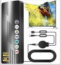 TV Antenna, 2800 Miles Long Range 360  Reception, Signal Booster, Local, 4K, 8K