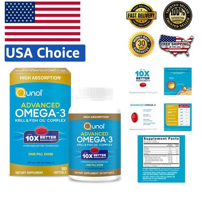 Sustainable Omega 3 Softgels - 10x Better Absorption for Comprehensive Health