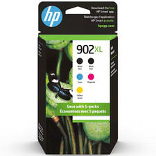HP 902XL Genuine Black Cyan Magenta Yellow Ink Cartridge
