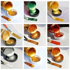 60ml,Gold Metallic Acrylic Paint Waterproof for DIY Art & Crafts