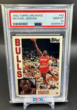 Michael Jordan 1992 Topps Archives #52 PSA 10