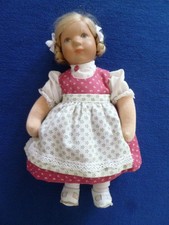 alt antik Käthe Kruse Puppe Däumlinchen Gretchen 80er Jahre Originalkleidung OVP