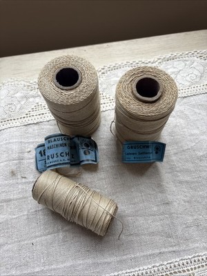 250 g Leinengarn | Sattlerzwirn 18/5 & 18/3 Webgarn Zwirn Schuster Handnähgarn