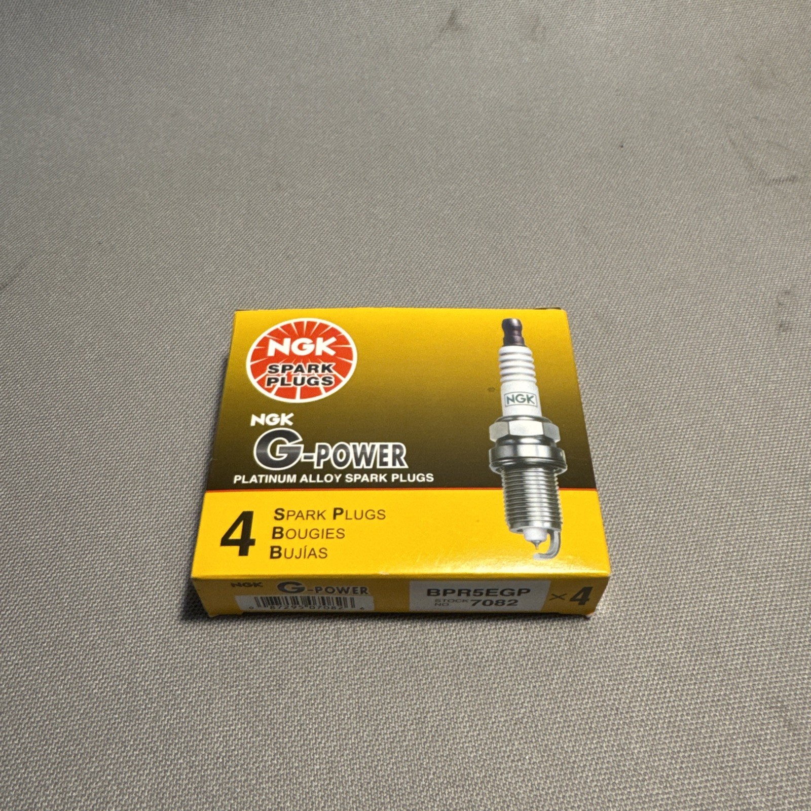 NGK BPR5EGP G-POWER SPARK PLUGS SET OF 4 7082