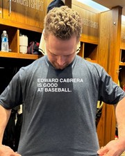 Edward Cabrera Baseball Graphic Tee Mens Funny Vintage T-Shirt Gift
