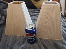 2 String lamp shades 9 1/4"  heavy quality shade  Patterson / River associates