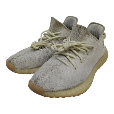Used Adidas Yeezy Boost 350 V2 Butter Low Cut Sneakers Ivory Size 26.0Cm KrD15