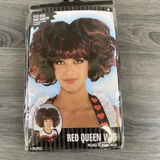 Red and Black Queen of Hearts Wig Costume Accessory Cosplay Anime Child Adult