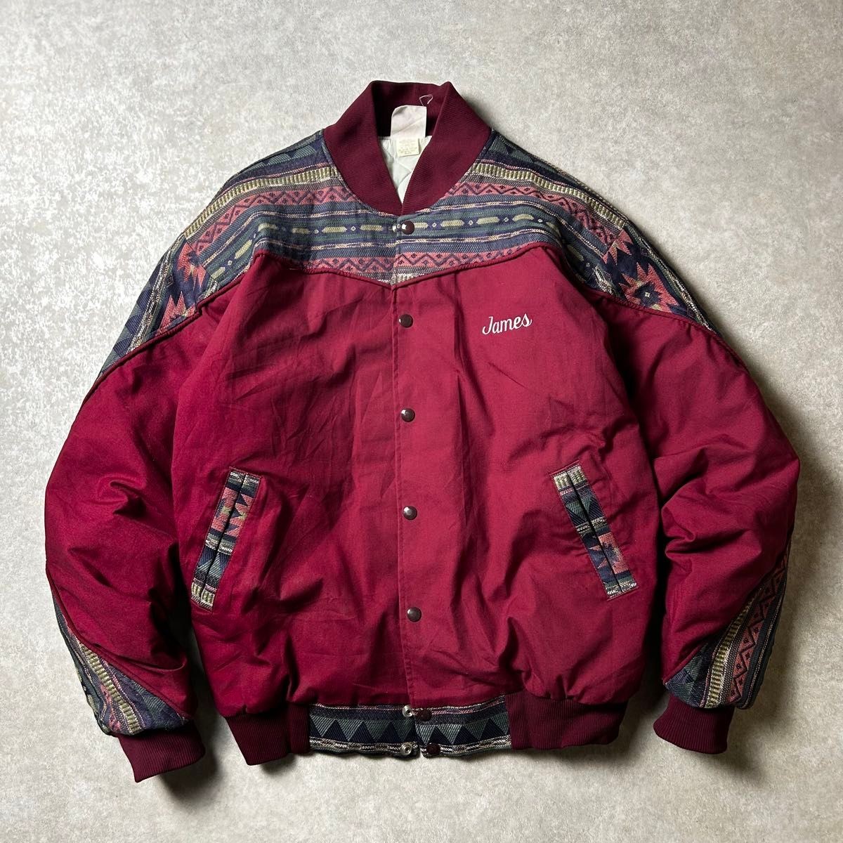 Ultra Rare 90s Native Pattern Panel Switch Award … - image 1