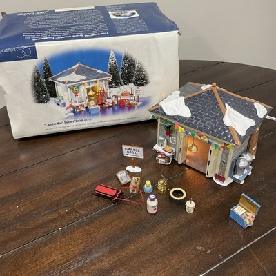 Dept 56 Snow Village Another Man's Treasure Garage Sale #54945 see description  
