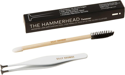 the Hammerhead Lash Tweezer   Precision Applicators for  Clusters & Other Faux L