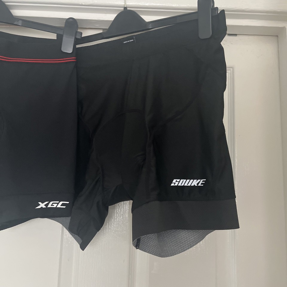 Xgc XGC Men's Cycling Padded Shorts Size L X2 | eBay UK