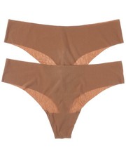 Commando 2Pk Butter Thong Women's