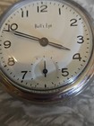 Vtg Westclox Bull’s Eye Pocket Watch W/ Seconds Hand 1950's WORKING Estate RV 39 — photo 8