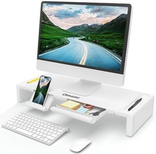 Monitor Stand Riser Foldable Computer Monitor Riser Adjustable Length Compute...