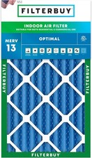 Filterbuy 18x30x4 Pleated Air Filters, Replacement for HVAC AC Furnace MERV 13