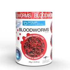Freeze Dried Bloodworms 0.70oz - Premium Fish Food for Healthy Aquariums