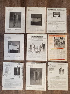 VINTAGE DADANT BEEKEEPING ASSEMBLY OPERATION MAINTENANCE BOOKLETS, ETC.