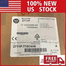 NEW Allen Bradley 2711P-T15C4A8 SER A Panelview Plus 15" Assembled Terminal