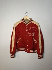 1940  s / 50  s Butwin Jacket Wool Reversible Varsity Jacket Men's Large