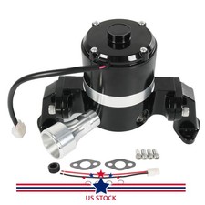 Black Electric Water Pump For Chevy Small Block 283 327 350 400 Sbc Ewp