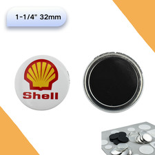 32mm 1-1/4 Inch Rubber Magnetic Button Kit For Matching Button Maker Machine