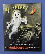 Vintage 1950-1954 Halloween Greeting Card Hallmark