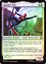 NM Foil Spider-UK, MTG, Marvel's Spider-Man, Magic the Gathering, 17 *M