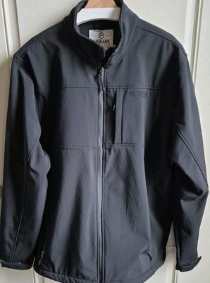 Magellan Outdoors Black Gray Fleece Lining Adjustable Cuffs Jacket Mens Size 2XL