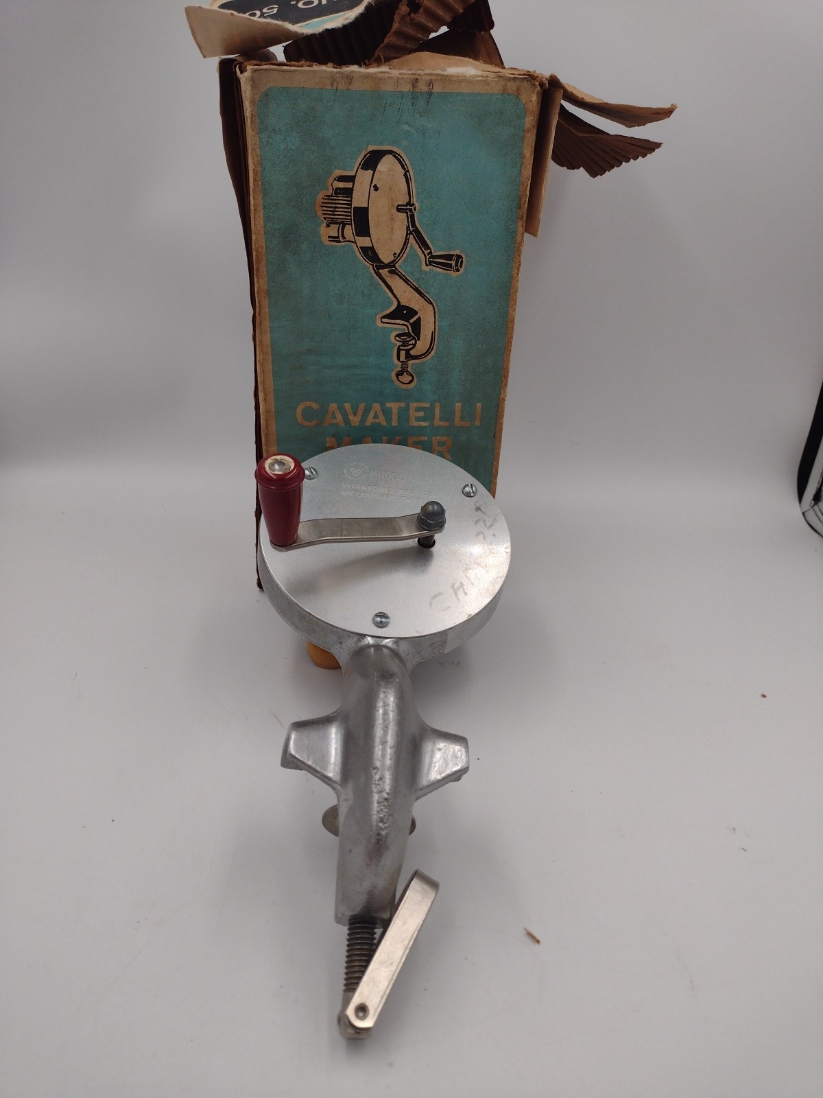 Vintage Vitantonio Cavatelli Pasta Maker - Model No 50 - Ugly Box  - Ohio USA