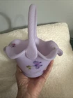 fenton baskets with handles