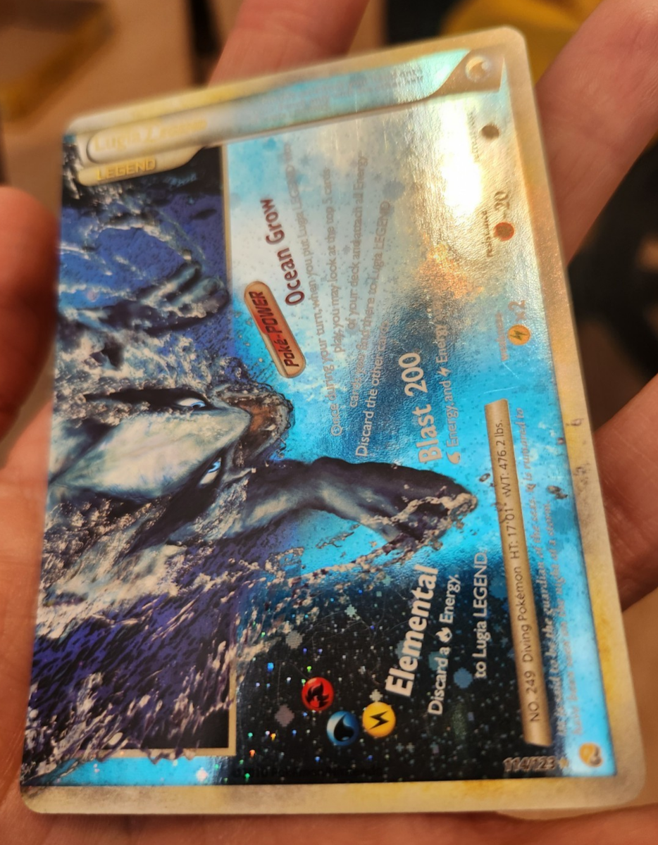 ULTRA RARE Lugia Legend Set 113 114/123 Pokemon Heart Gold Soul