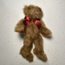 PBC International Brown Bear 11 in Plush Jointed Arms Legs Plush Animal