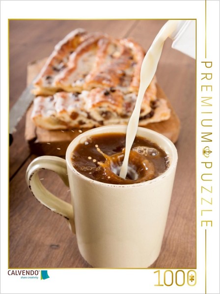 Calvendo Puzzle Kaffee Und PlundergebäCk 1000 Teile Puzzle Hoch | 1000 Teile Leg-image